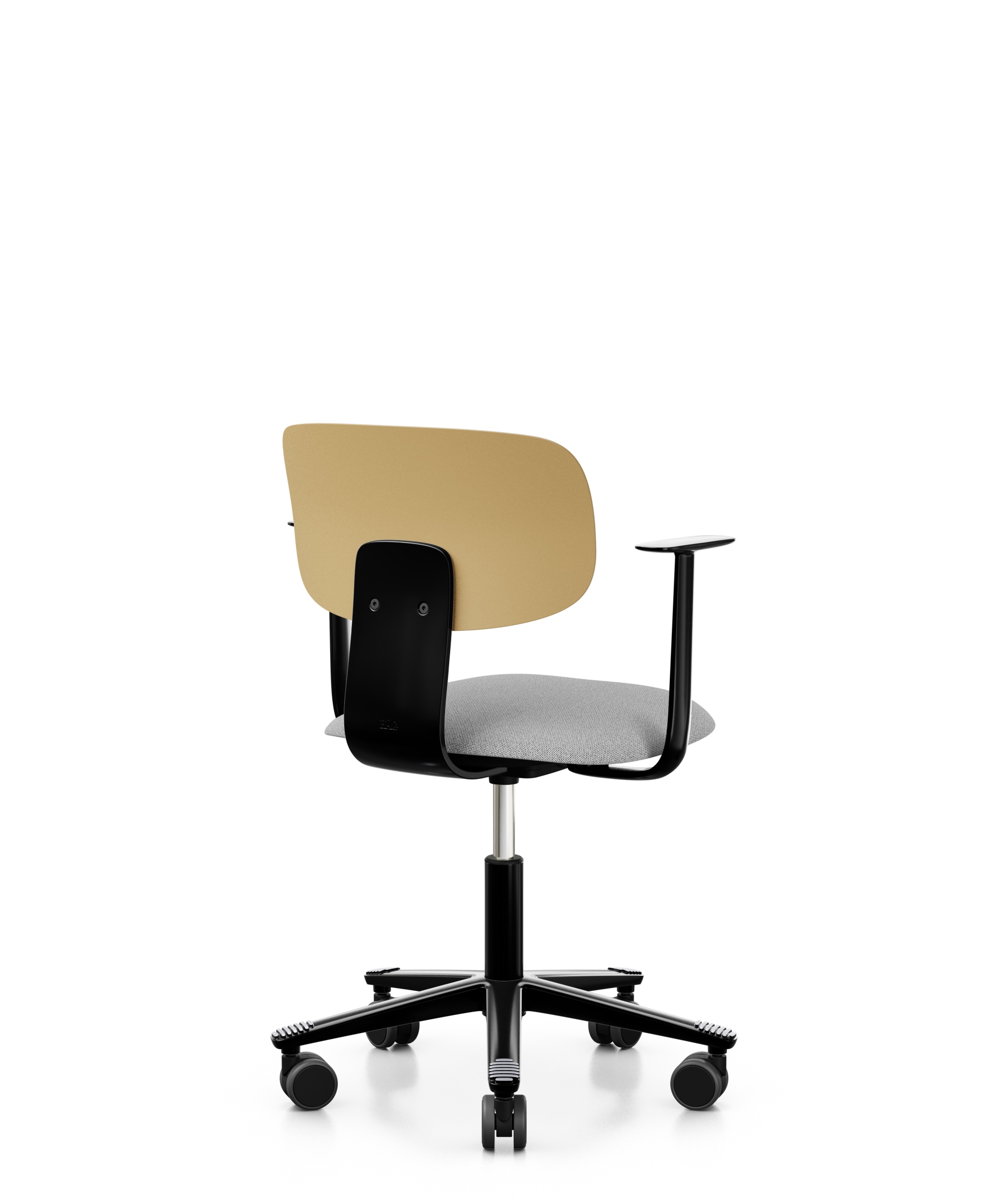 Arbeitsstuhl-Tion-Sitz-gepolstert-ocker-schwarz-grau-bmsofort-3 Homeofficestuhl Tion Sitz gepolstert