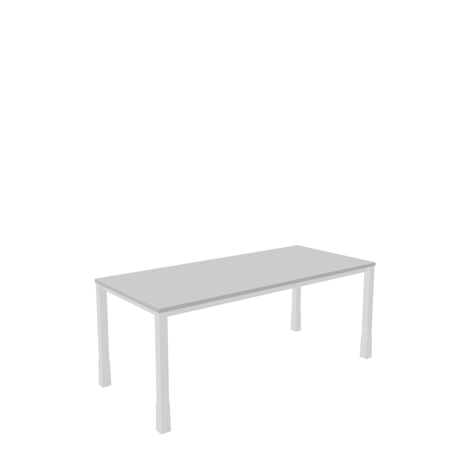 Schreibtisch-Quadratrohr-Tarragona-180-80-officegrau-weiss-bmsofort-1 Tarragona Rechtecktisch