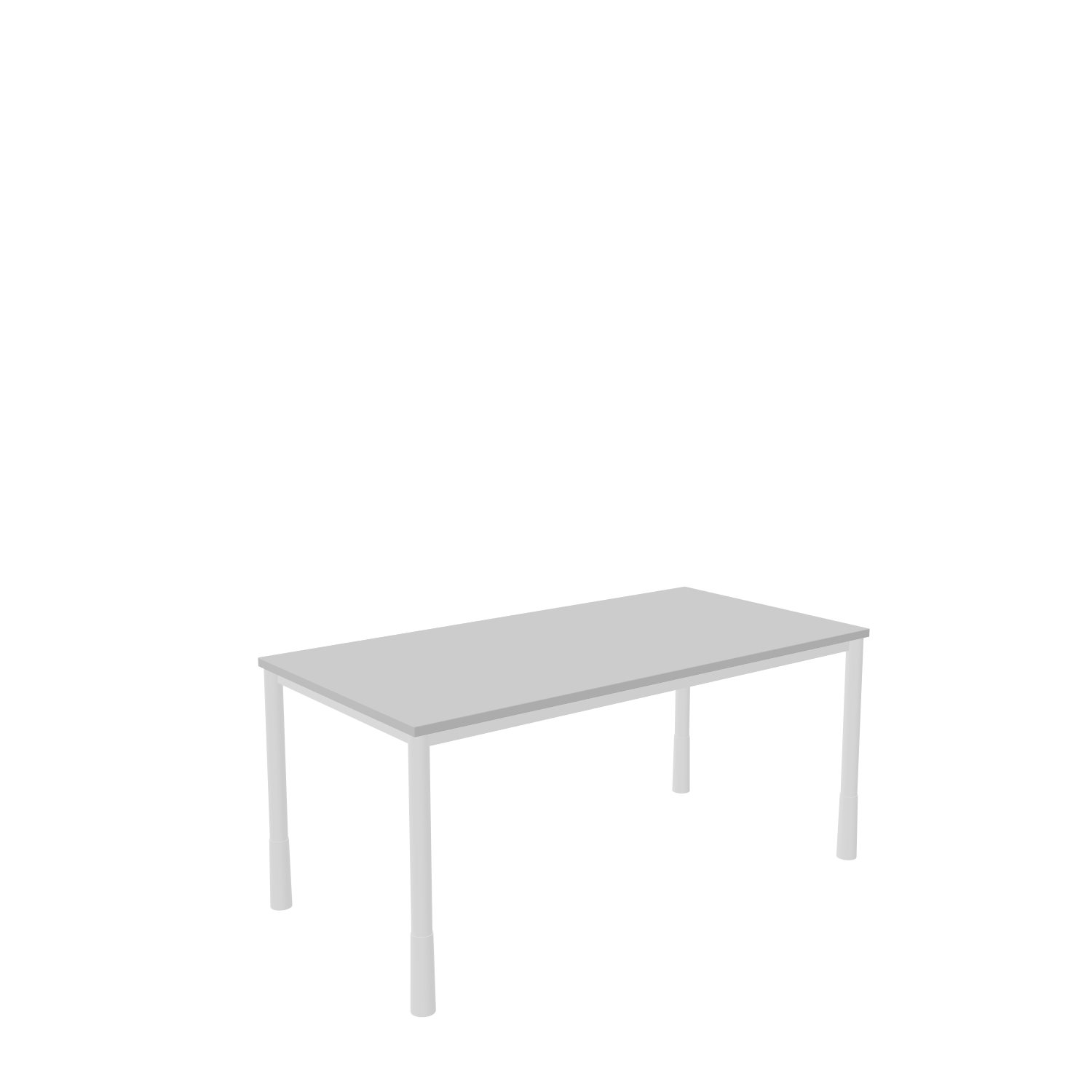 Schreibtisch-Rundrohr-Tarragona-160-80-officegrau-weiss-bmsofort-1 Tarragona Rechtecktisch
