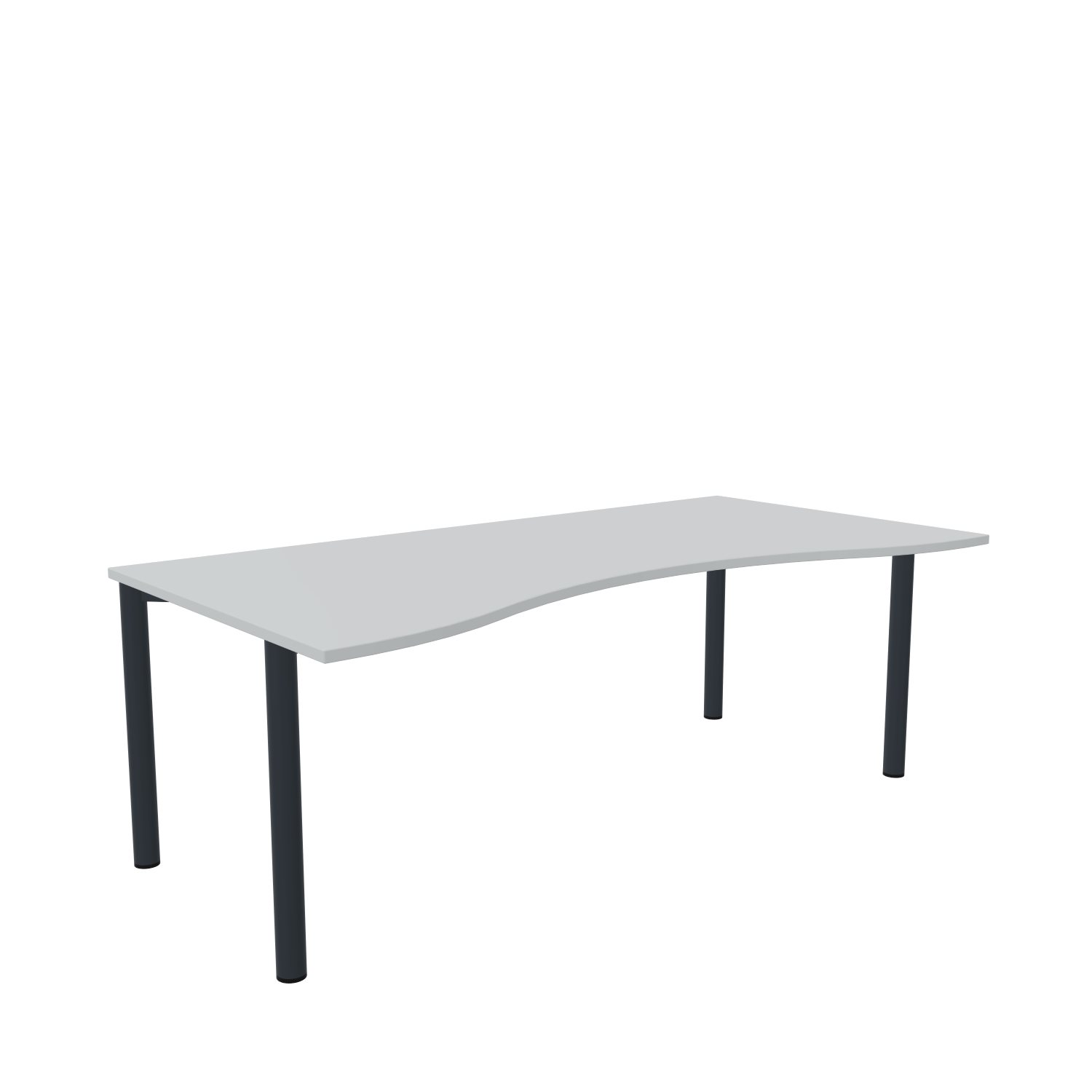 Bogentisch-Imola-4-200-100-officegrau-anthrazit-bmsofort-1 Imola Freiformtisch