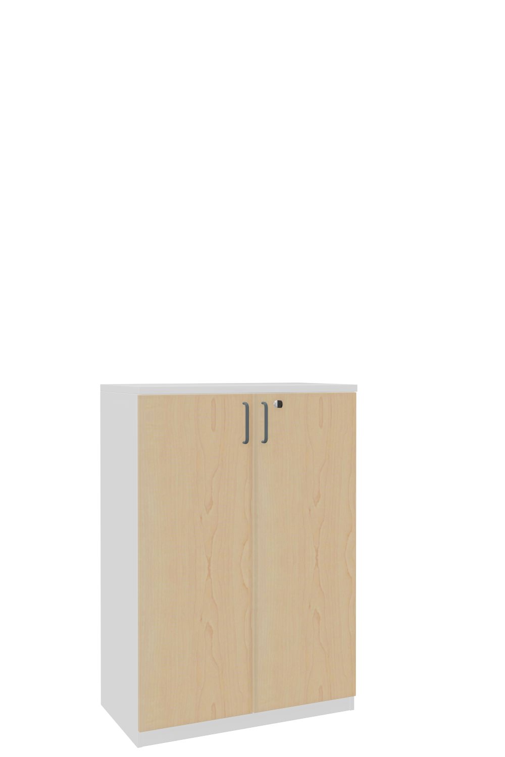 Aktenschank-3-OH-Tarragona-Weiss-Ahorn-Dunkelgrau-bmsofort-1 Tarragona Aktenschrank