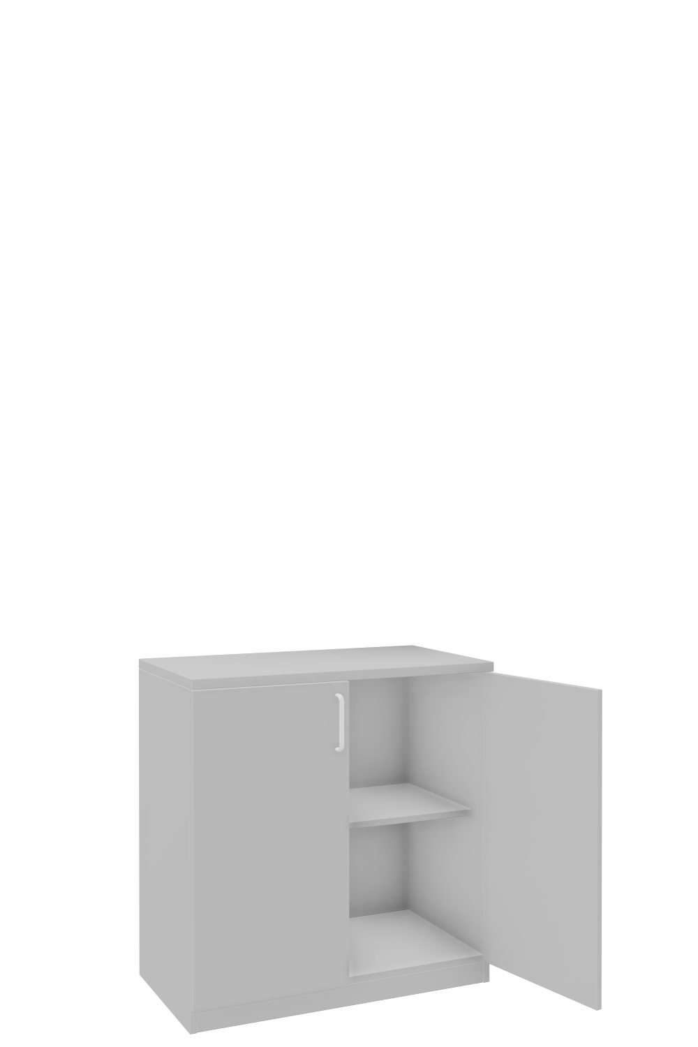 Aktenschank-2-OH-Tarragona-Officegrau-Officegrau-Weiss-bmsofort-2 Tarragona Aktenschrank