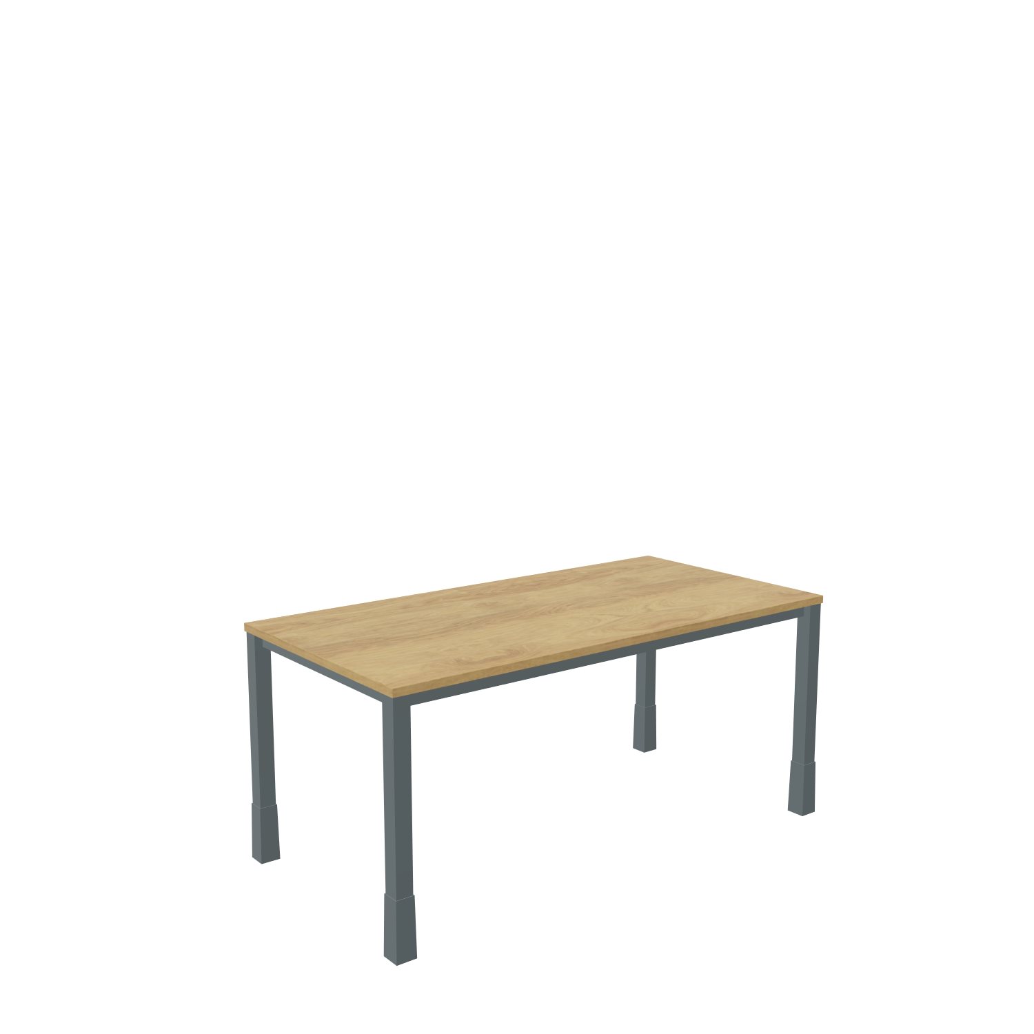Schreibtisch-Quadratrohr-Tarragona-160-80-pacana-schwarz-bmsofort-1 Tarragona Rechtecktisch