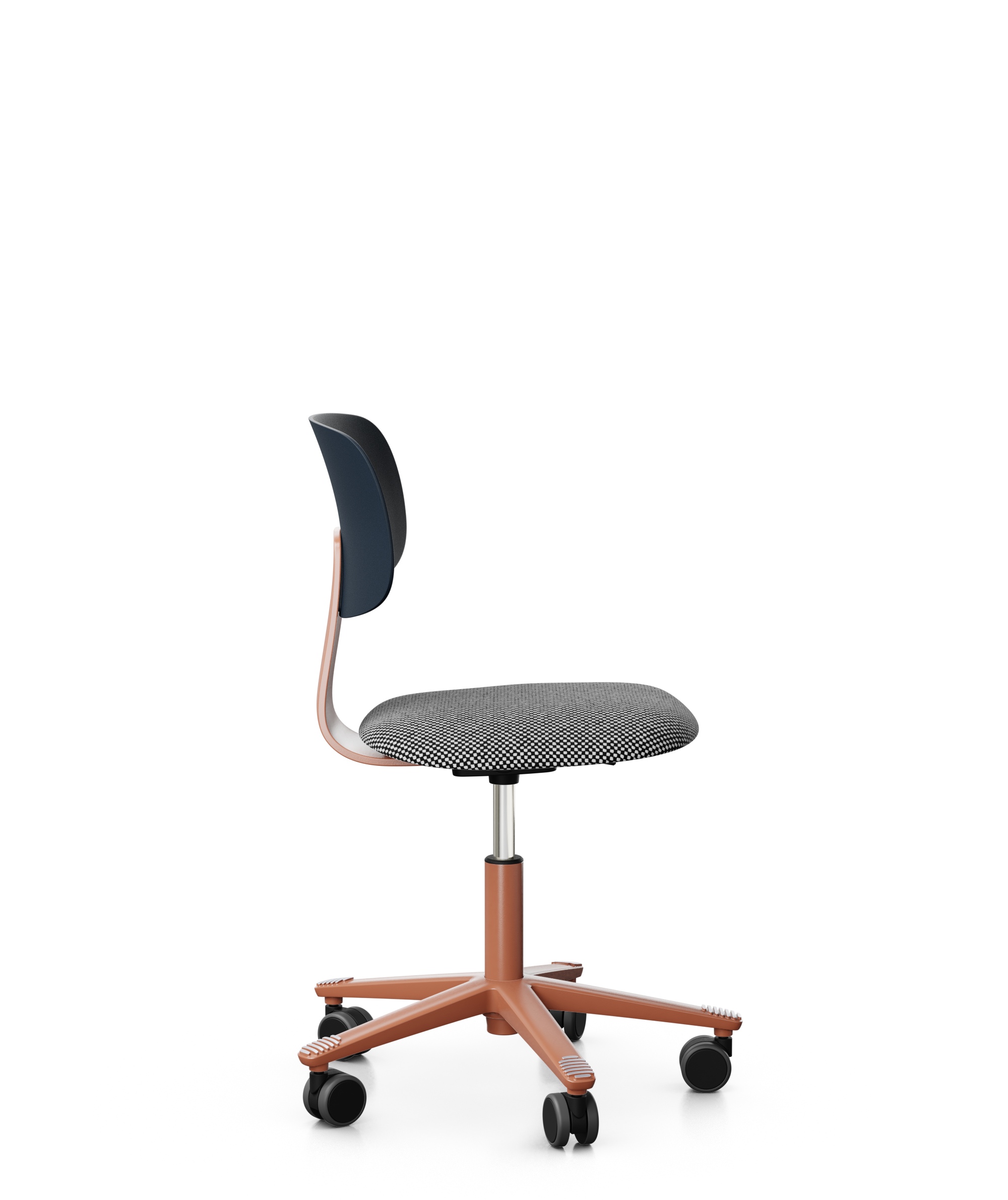 Arbeitsstuhl-Tion-Sitz-gepolstert-dunkelblau-rose-schwarz-weiss-bmsofort-2 Homeofficestuhl Tion Sitz gepolstert