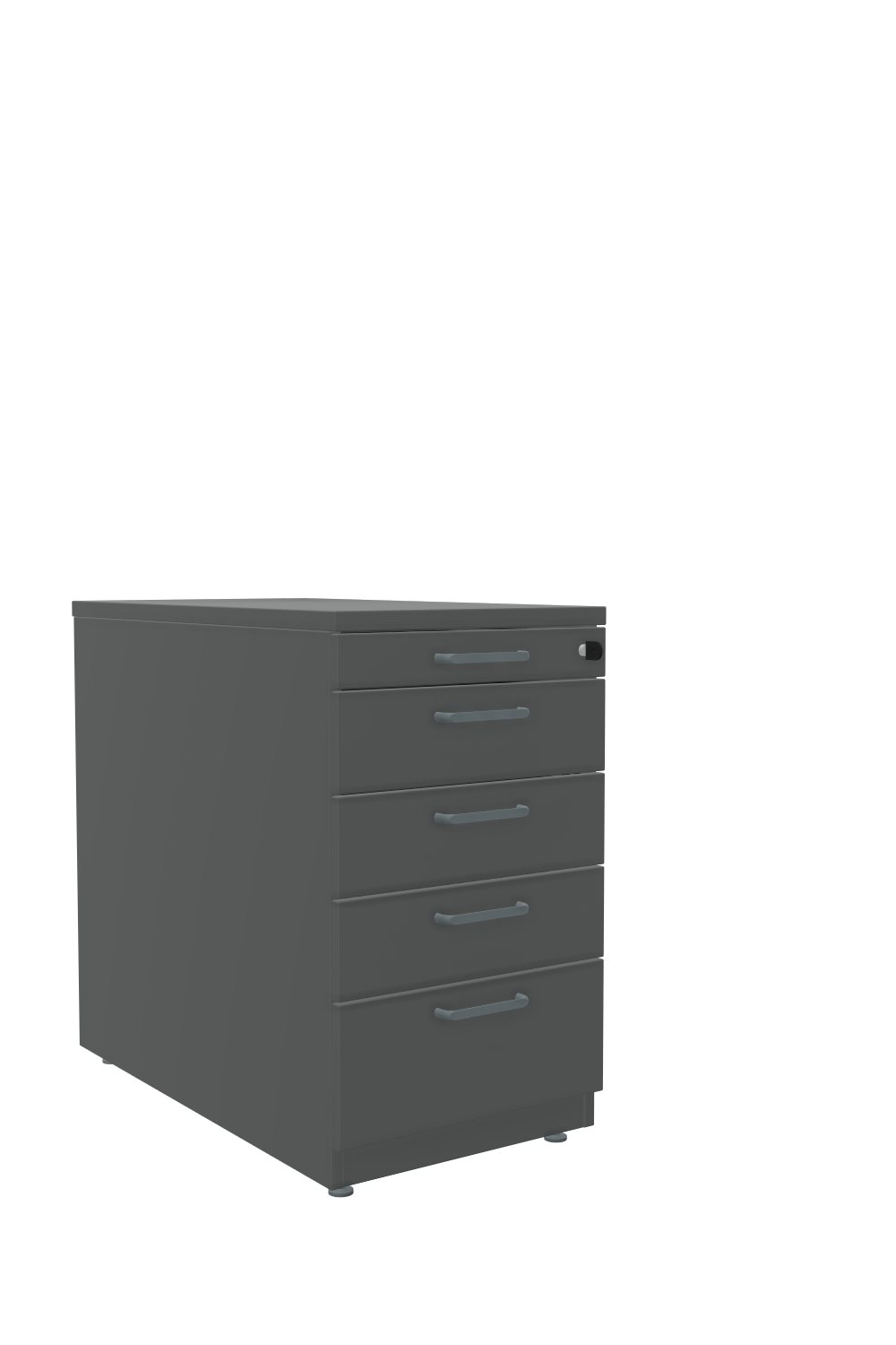 Standcontainer-80-4-Schübe-Stahl-Tarragona-Graphit-Graphit-dunkelgrau-bmsofort-1 Tarragona Anstellcontainer