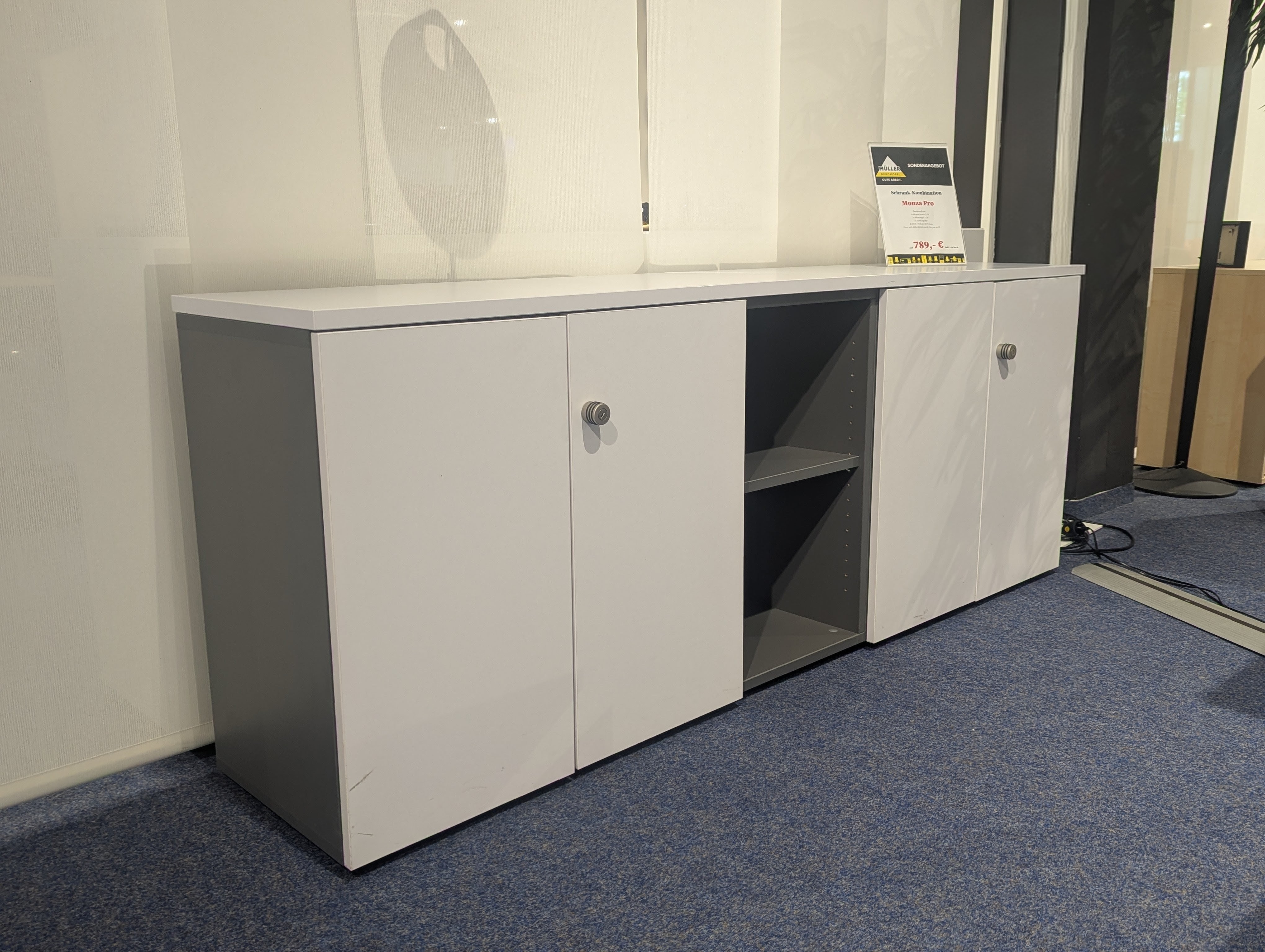 Sideboard Monza graphit/weiss Sideboard Monza graphit/weiss