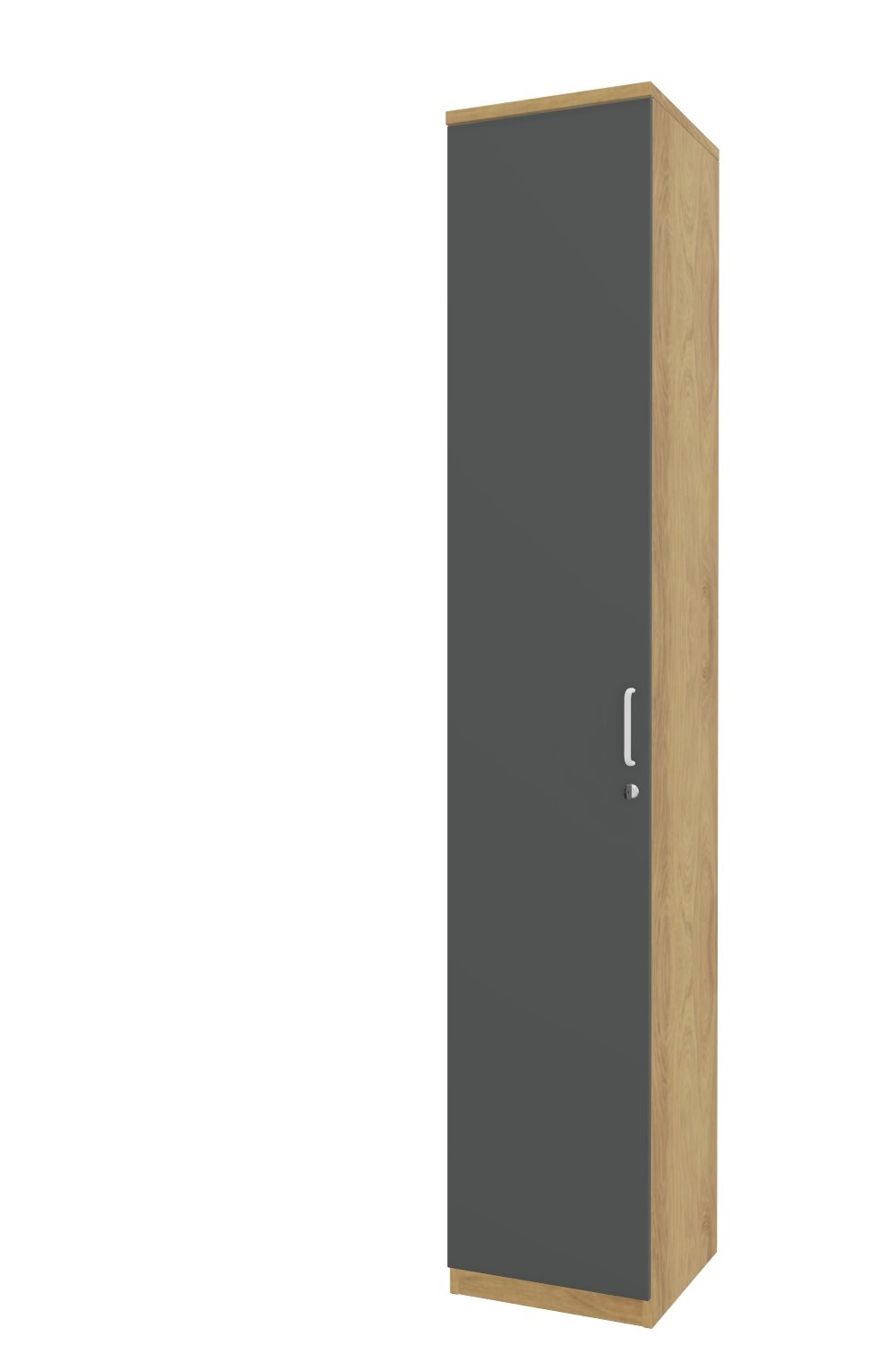 Aktenschank-schmal-6-OH-Tarragona-Pacana-Graphit-Weiss-bmsofort-1 Tarragona Aktenschrank