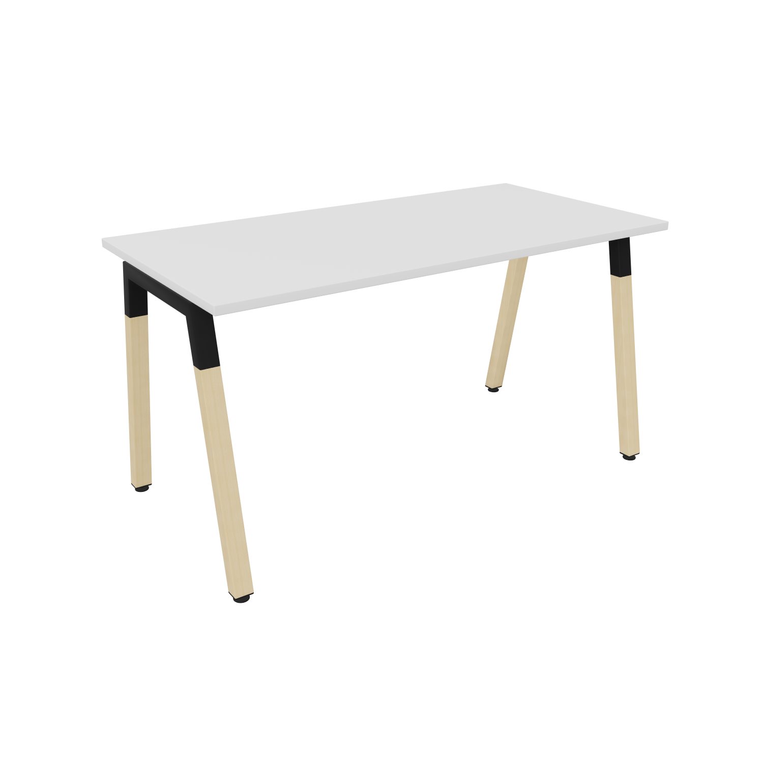 Schreibtisch-Oviedo-Home-A-140x70-weiss-schwarz-bmsofort-1 Oviedo Home Schreibtisch