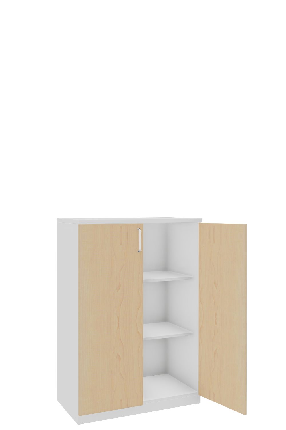 Aktenschank-3-OH-Tarragona-Weiss-Ahorn-Alufarben-bmsofort-2 Tarragona Aktenschrank
