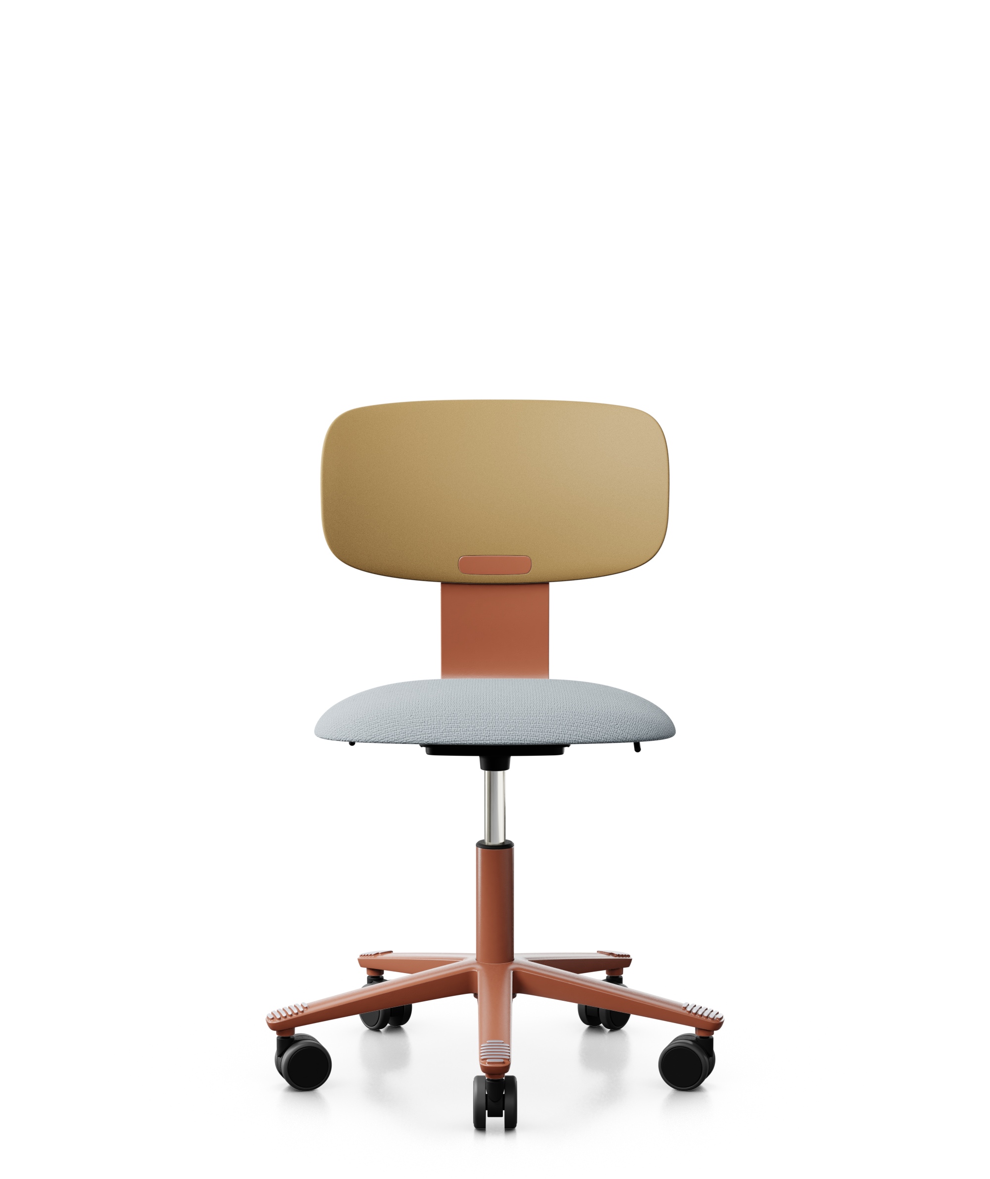 Arbeitsstuhl-Tion-Sitz-gepolstert-ocker-rose-hellgrau-bmsofort-1 Homeofficestuhl Tion Sitz gepolstert
