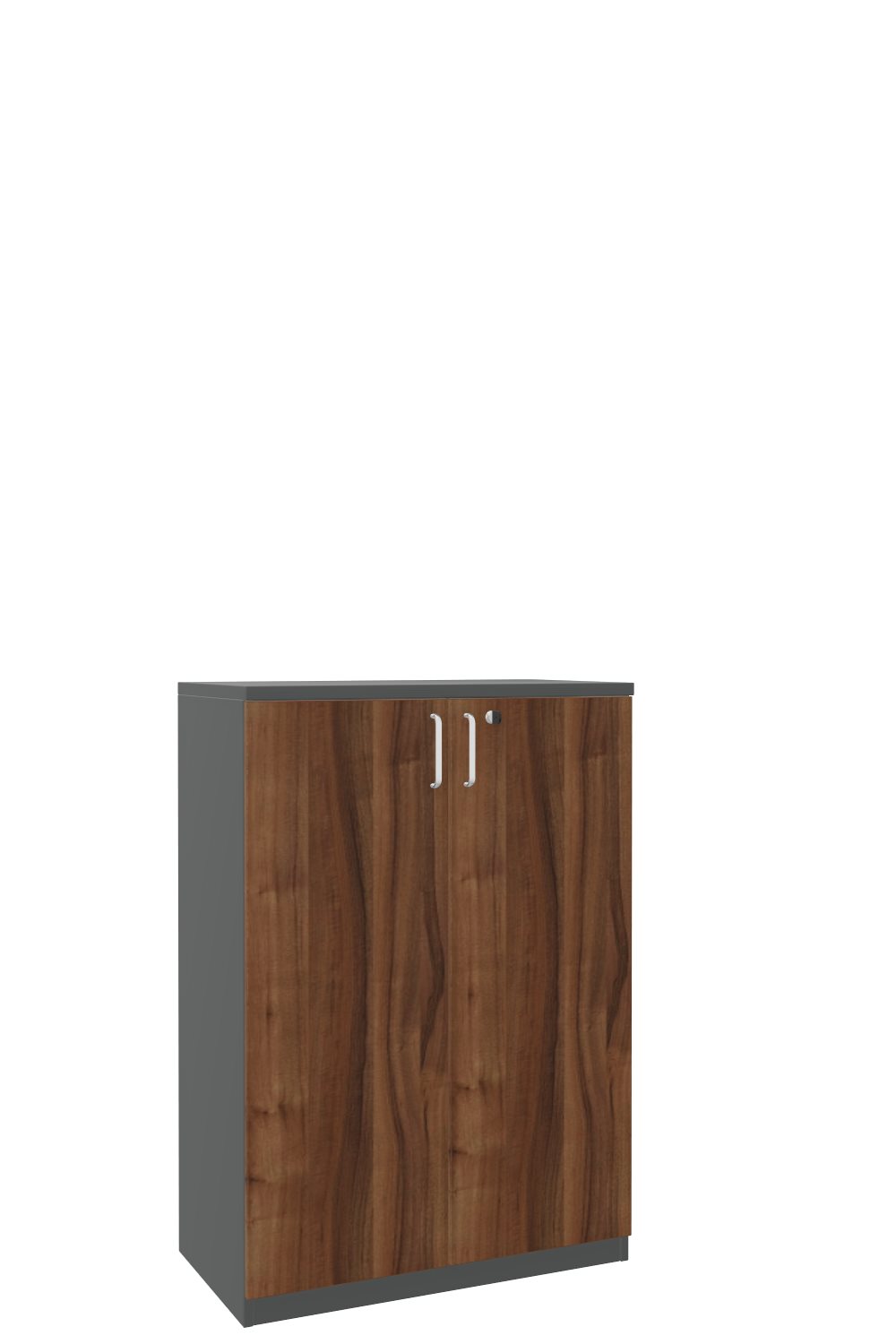Aktenschank-3-OH-Tarragona-Graphit-Nussbaum-Alufarben-bmsofort-1 Tarragona Aktenschrank