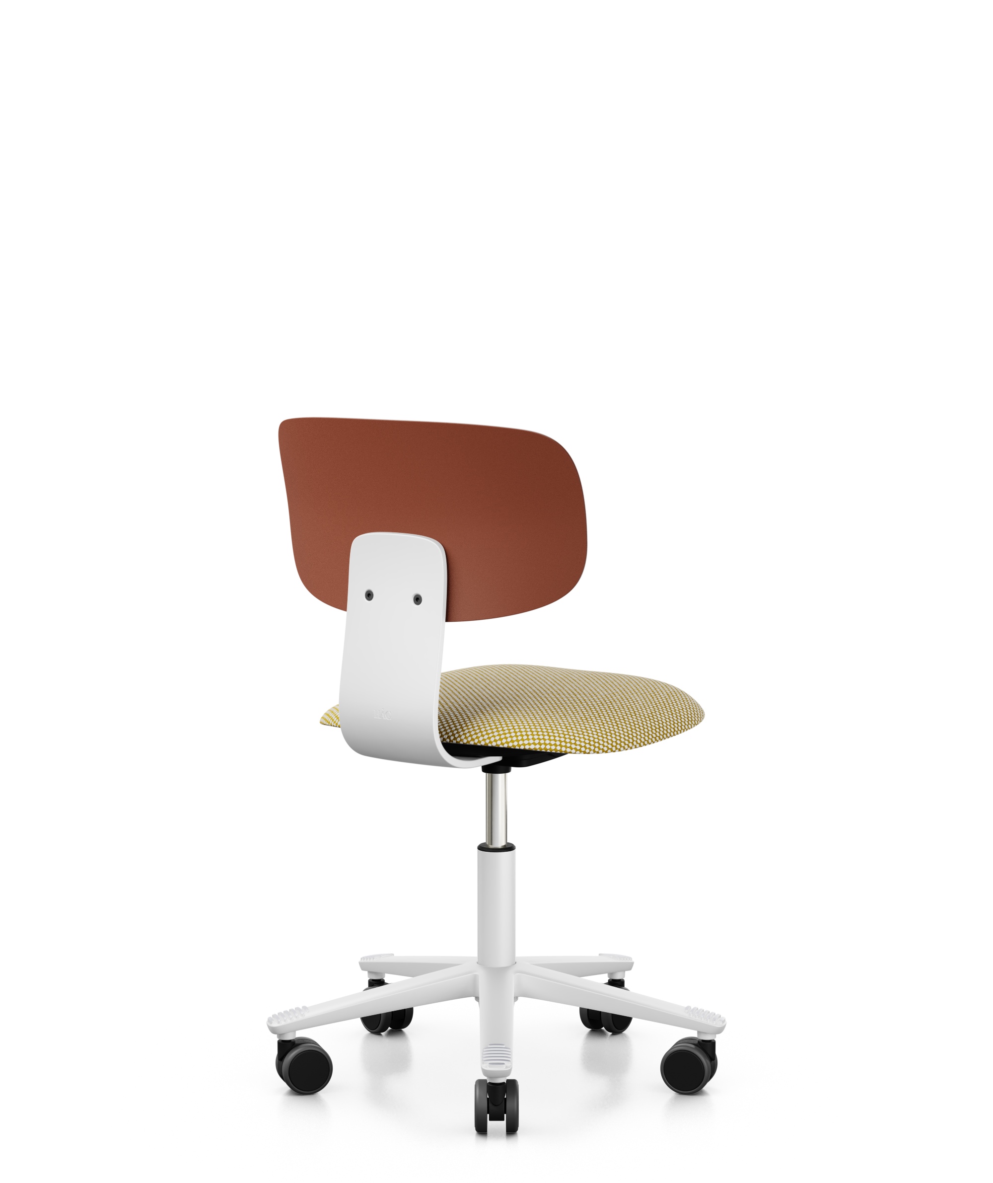 Arbeitsstuhl-Tion-Sitz-gepolstert-kastanie-weiss-gelb-weiss-bmsofort-3 Homeofficestuhl Tion Sitz gepolstert