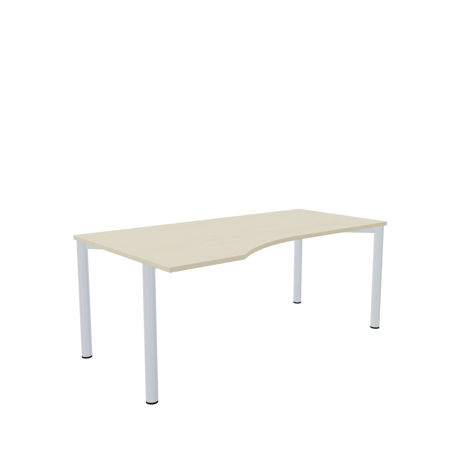 Freiformtisch-Imola-4-180-100-links-ahorn-alu-bmsofort-1 Imola Freiformtisch