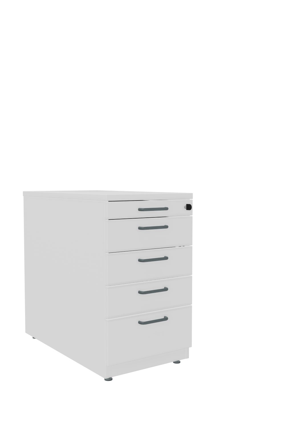 Standcontainer-80-4-Schübe-Stahl-Tarragona-weiss-weiss-dunkelgrau-bmsofort-1 Tarragona Anstellcontainer