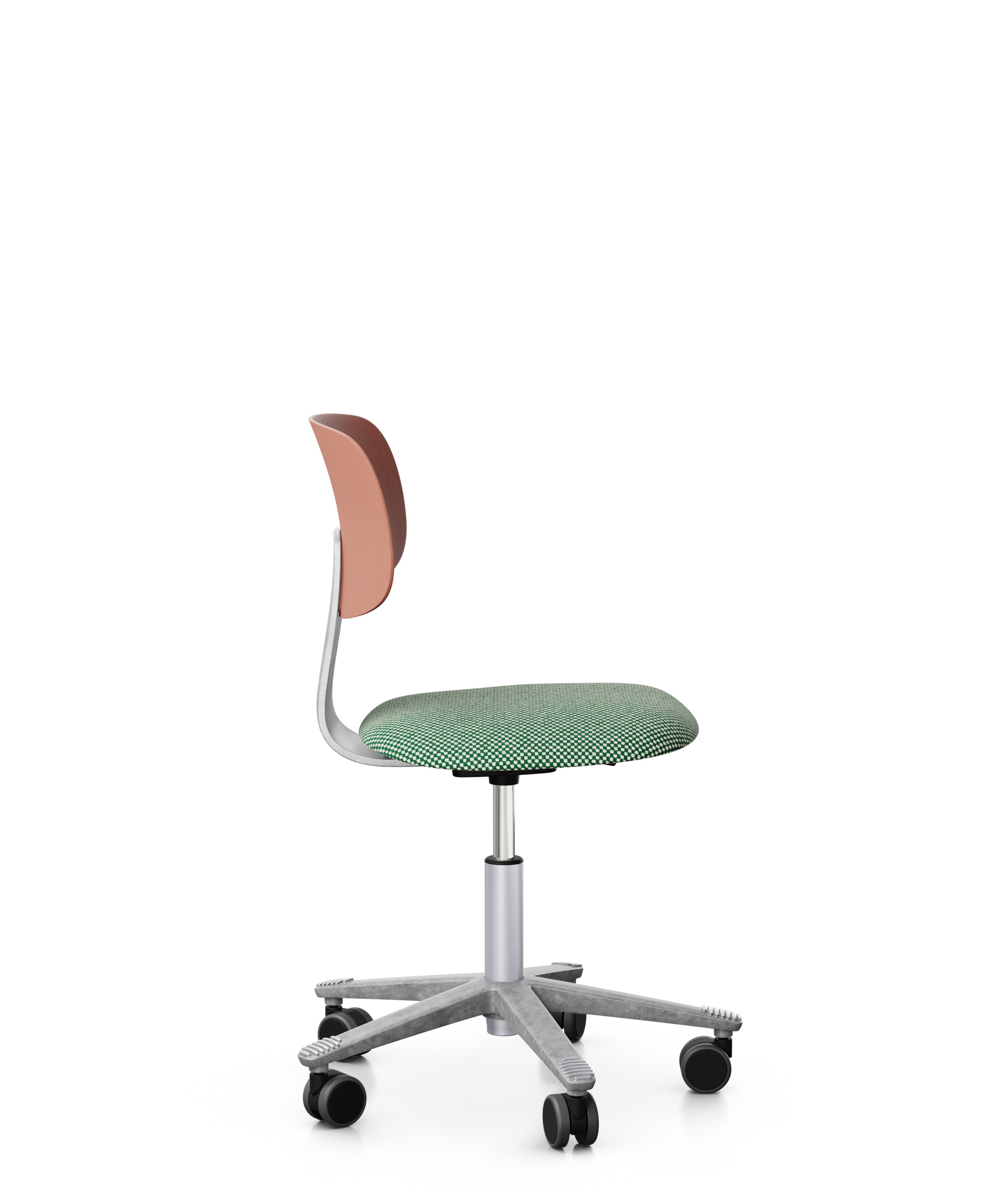 Arbeitsstuhl-Tion-Sitz-gepolstert-rose-getrommelt-grün-weiss-bmsofort-2 Homeofficestuhl Tion Sitz gepolstert