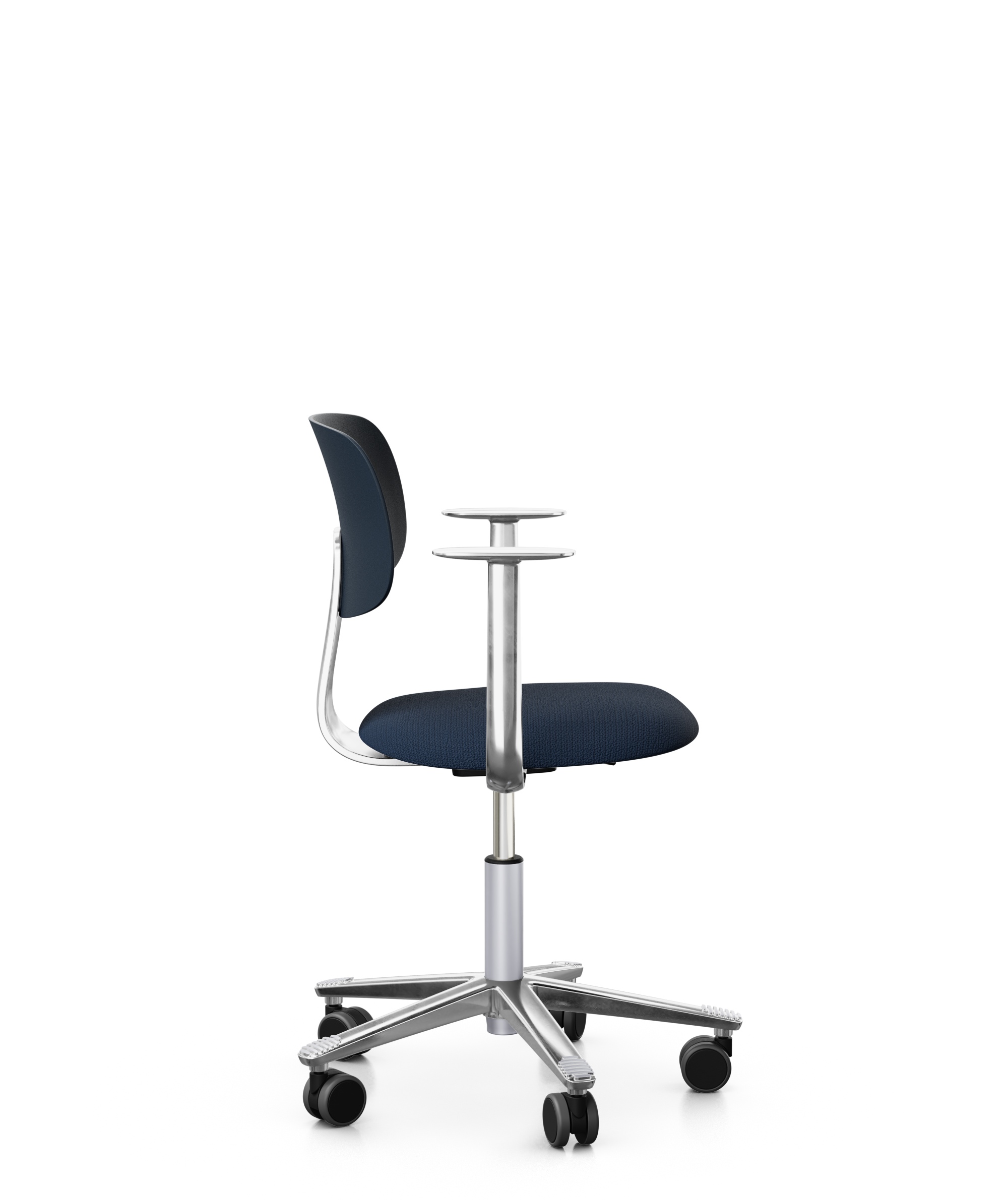 Arbeitsstuhl-Tion-Sitz-gepolstert-dunkelblau-poliert-dunkelblau-bmsofort-2 Homeofficestuhl Tion Sitz gepolstert